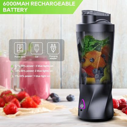Portable 700ML USB Rechargeable Juice Blender