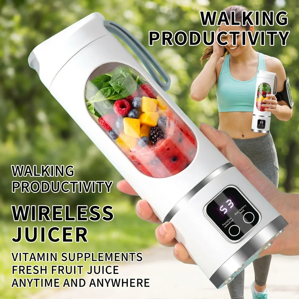 450ML Digital Rechargeable Electric Juice Blender