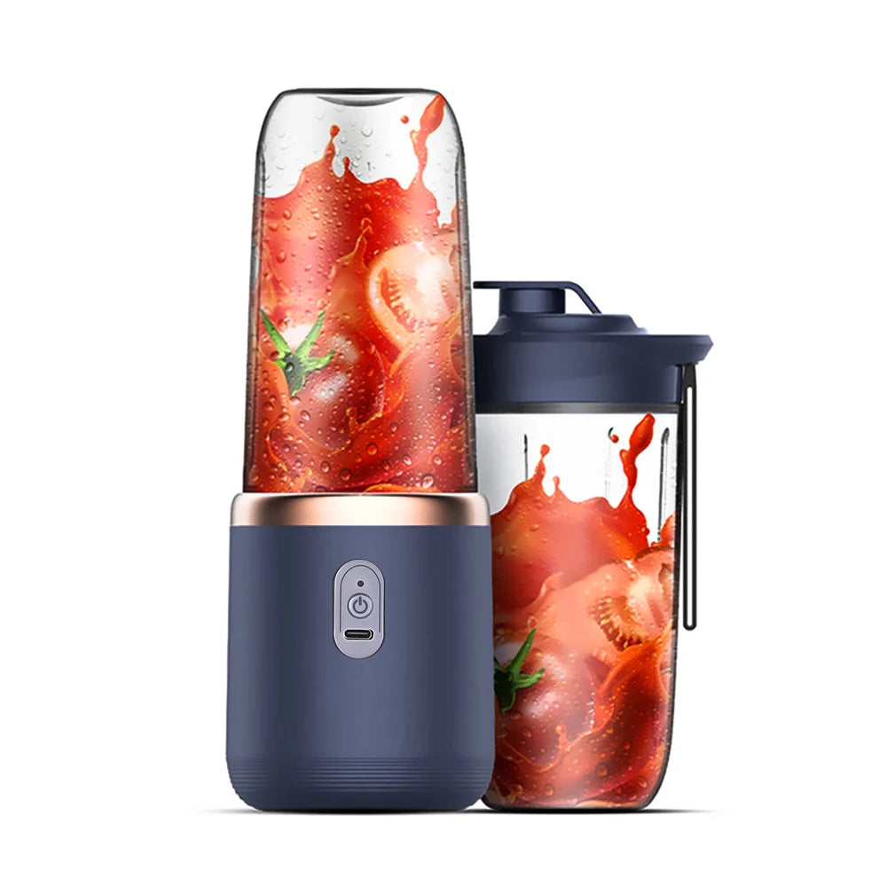Portable Six-Blade USB Juicer Blender Set