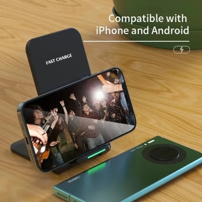 Foldable Fast Wireless Charging Stand Dock