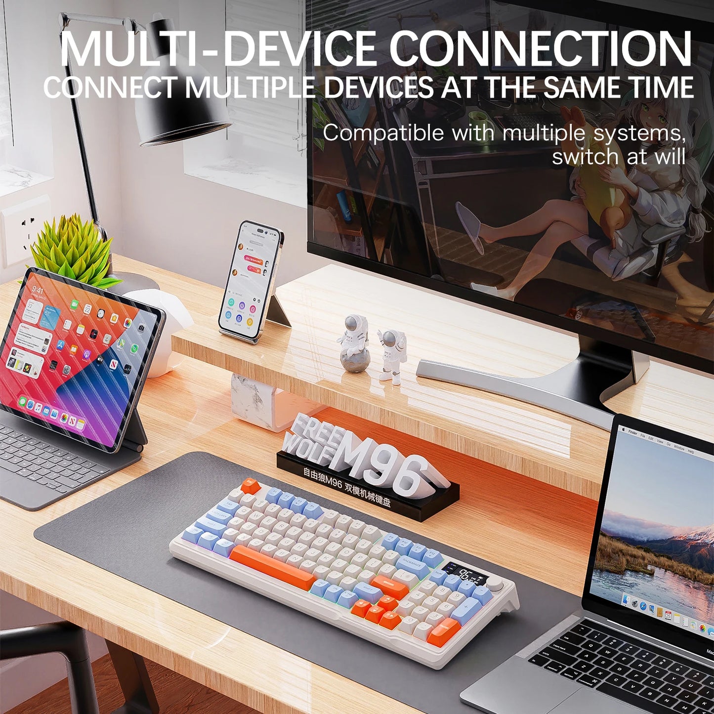 M96 Multi-Device Gaming Keyboard