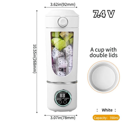 700ML Portable 12-Blade Juice Blender Bottle