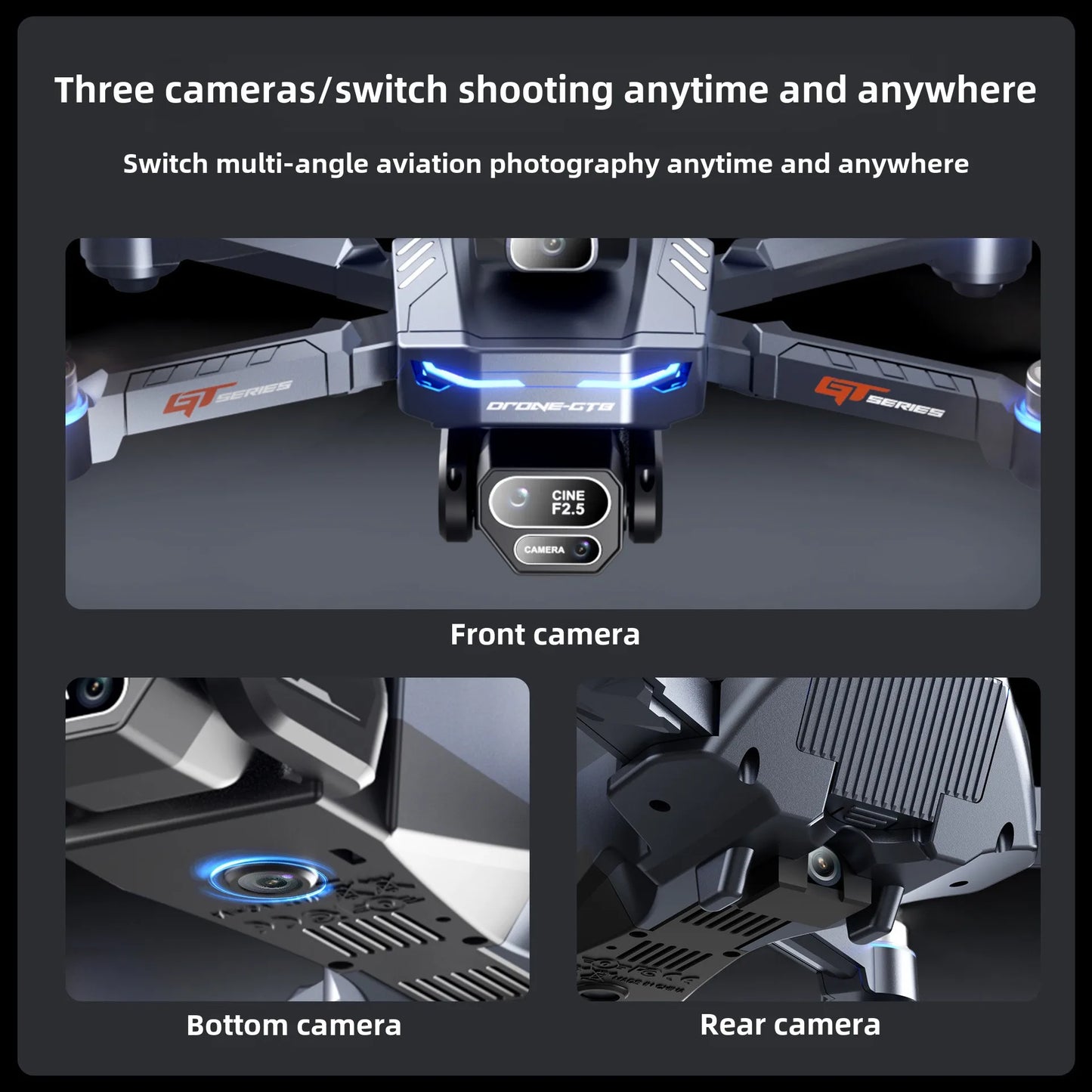 GT8 8K Foldable GPS Camera Drone