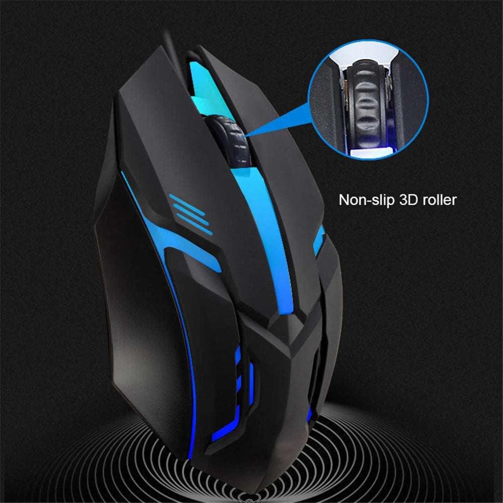 USB Wired LED E-Sports Gaming Mouse