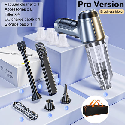 Wireless Mini Car Vacuum Blower Cleaner