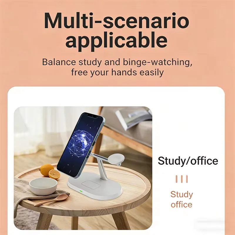 3-in-1 MagSafe Wireless Charging Stand Station