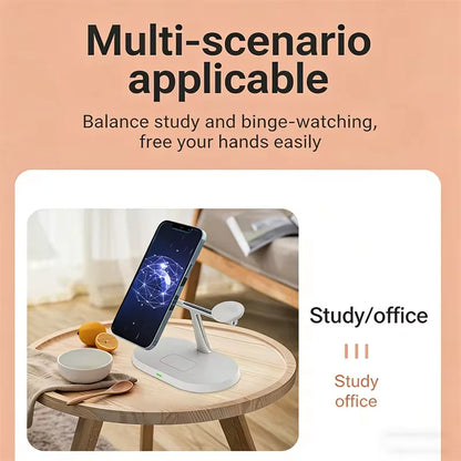 3-in-1 MagSafe Wireless Charging Stand Station