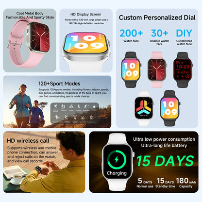 1.83-Inch HD Bluetooth Calling Smartwatch