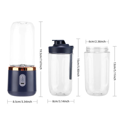 Portable Six-Blade USB Juicer Blender Set