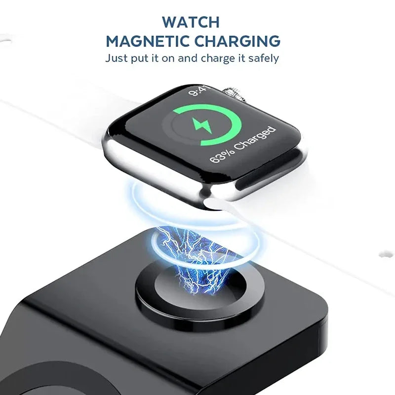 3-in-1 MagSafe Wireless Charging Stand iPhone