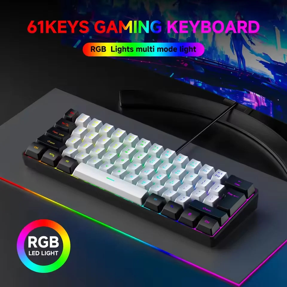 K61 Mini RGB Mechanical Gaming Keyboard