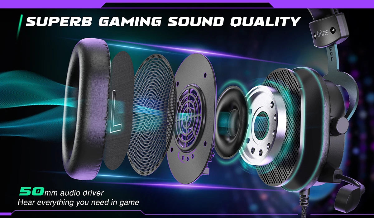 Mixer H9 7.1 Surround Gaming Headset