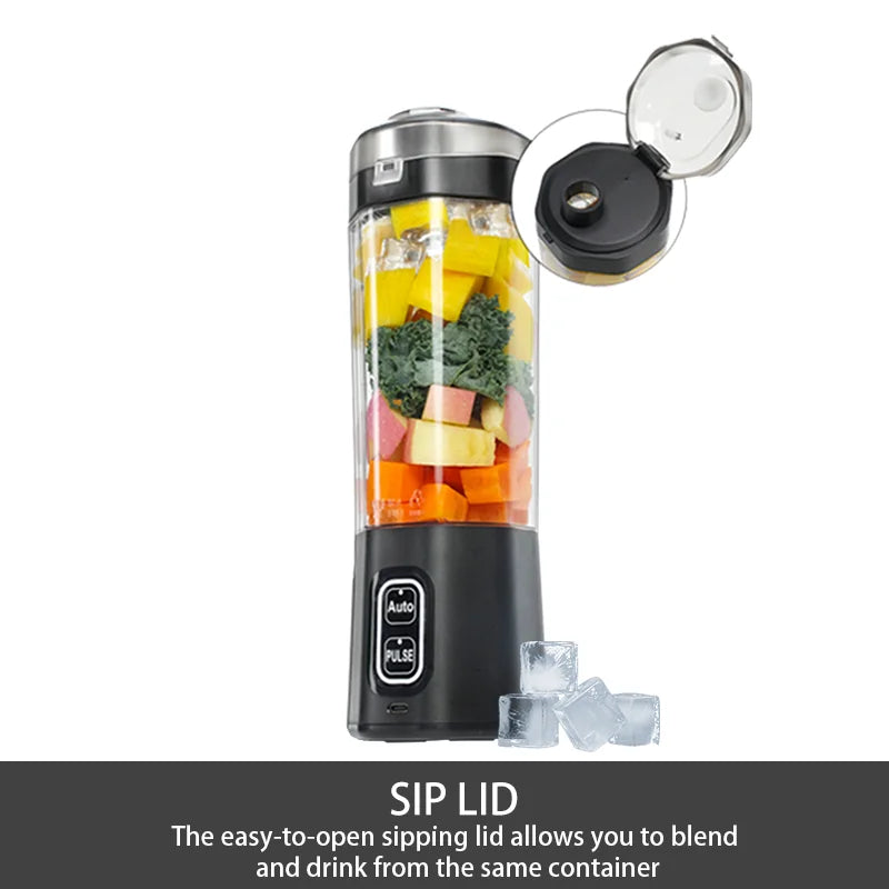 Portable USB Rechargeable Juice Blender 700ML