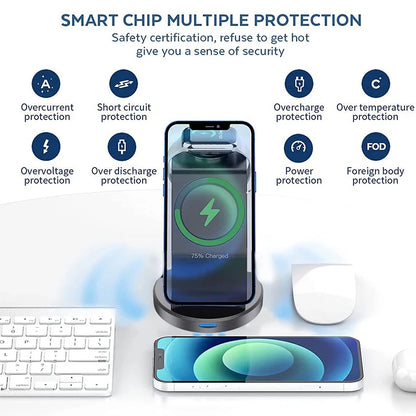 3-in-1 MagSafe Wireless Charging Stand iPhone