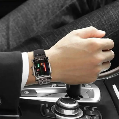 Creative Binary LED Waterproof Digital Watch