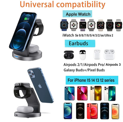 3-in-1 MagSafe Wireless Charging Stand iPhone