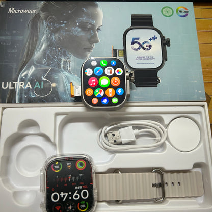 Microwear Ultra AI3 5G Smartwatch AMOLED