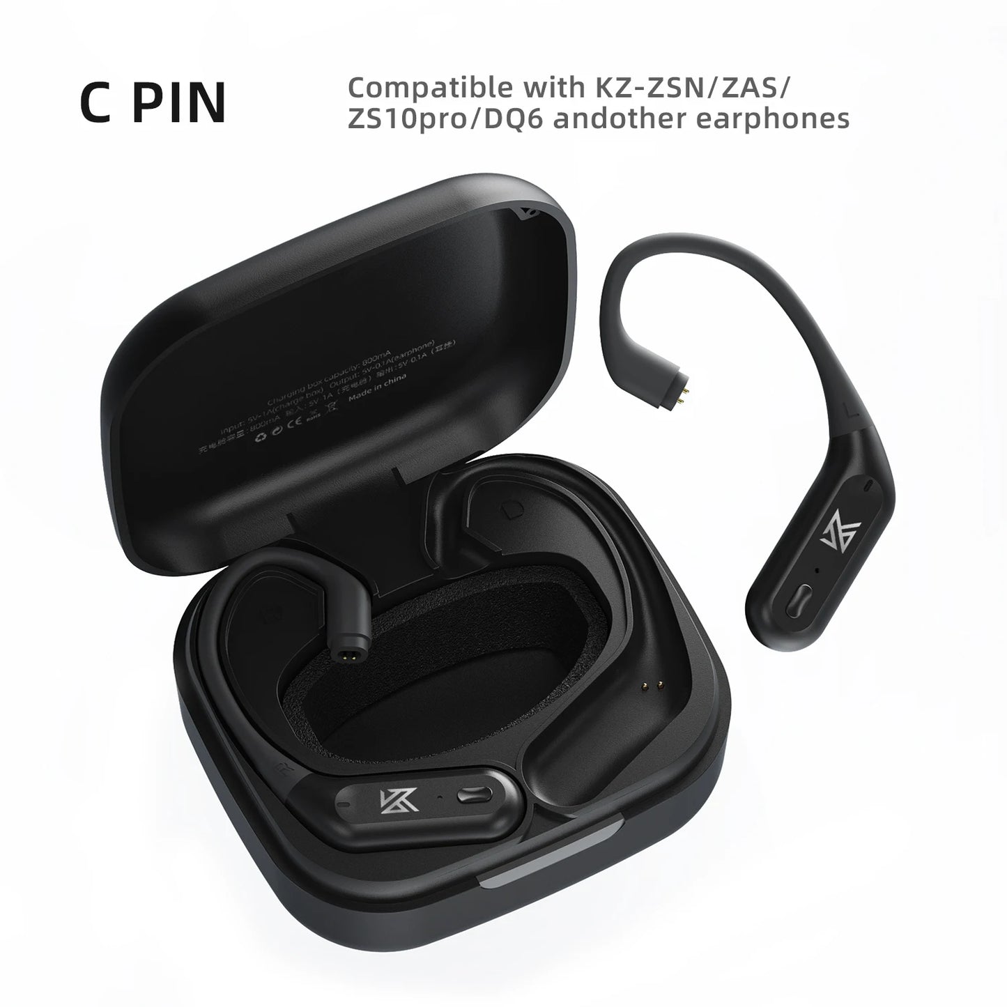 Bluetooth 5.2 Earhook Adapter with Charging