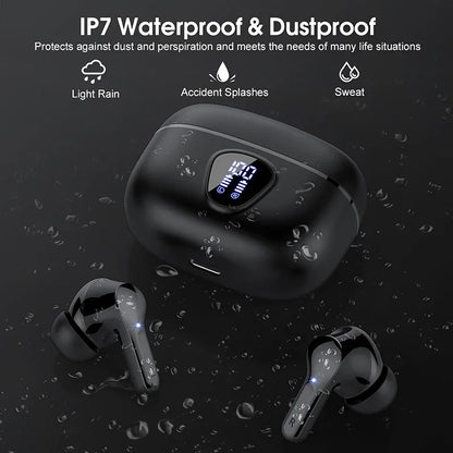 BT5.4 HiFi ENC Wireless Earbuds Waterproof