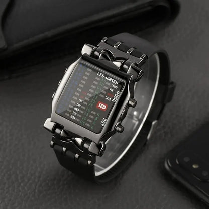 Creative Binary LED Waterproof Digital Watch