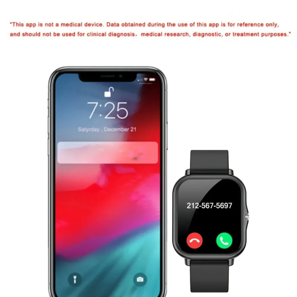 Alloy Smartwatch with Wireless Charging Technology