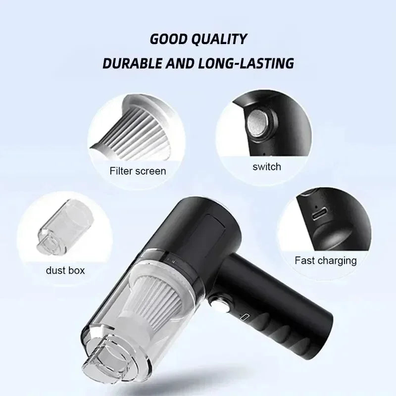 120W Wireless Portable Home Car Vacuum