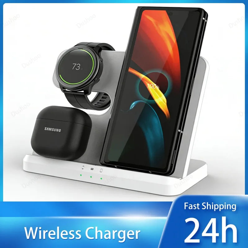 3-in-1 Wireless Charger Dock Station