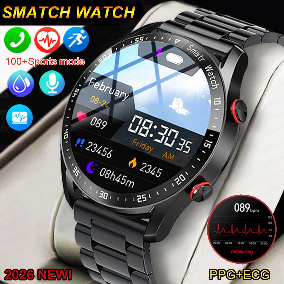 Classic ECG Bluetooth GPS Sports Smartwatch