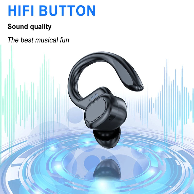 Wireless Sports Earbuds with Secure Earhooks