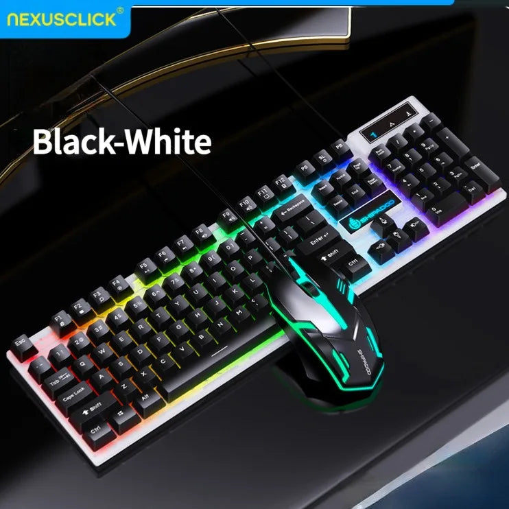 NexusClick RGB Mechanical Feel Gaming Keyboard