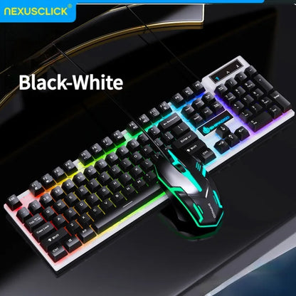 NexusClick RGB Mechanical Feel Gaming Keyboard